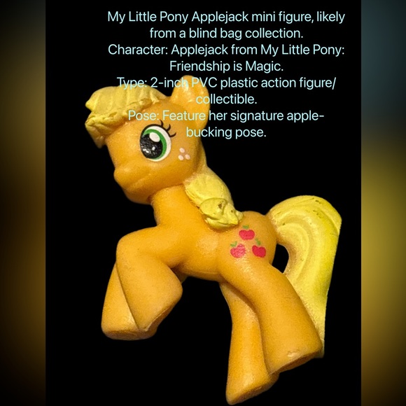 4 ponies Pink, Purple, Yellow and Orange Pony Figure Set - Kids Toys - Picture 11 of 16